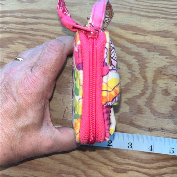 Vera Bradley Pink and Yellow‎ Floral Wristlet - Picture 7 of 7